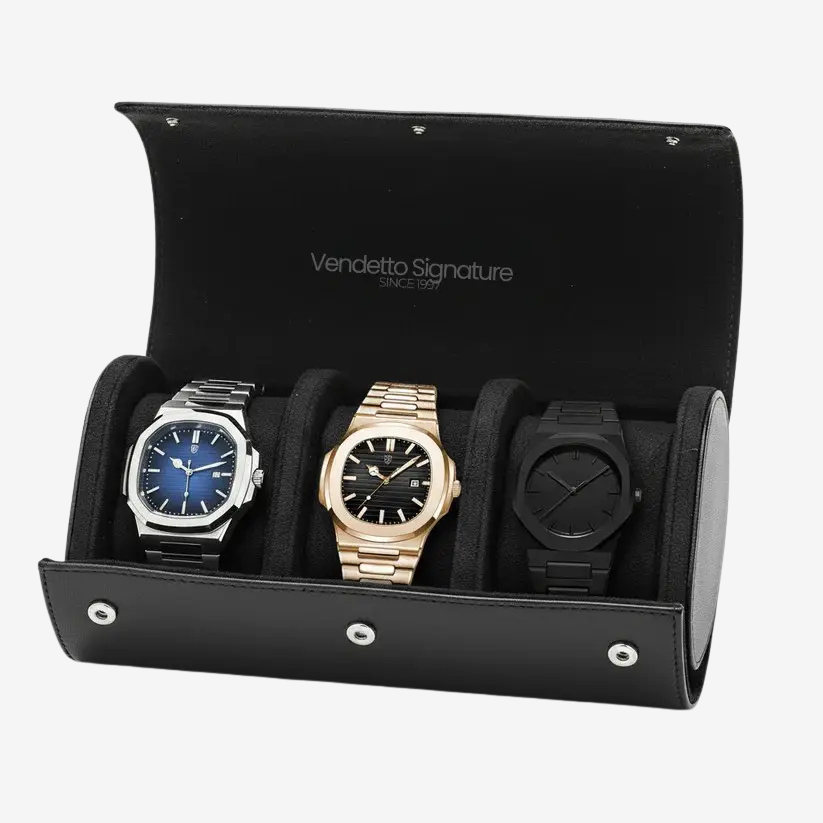 Collection Vendetto V5 – 3 Montres + Coffret Cadeau