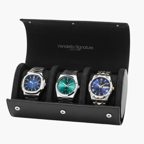 Collection Vendetto V1 – 3 Montres + Coffret Cadeau