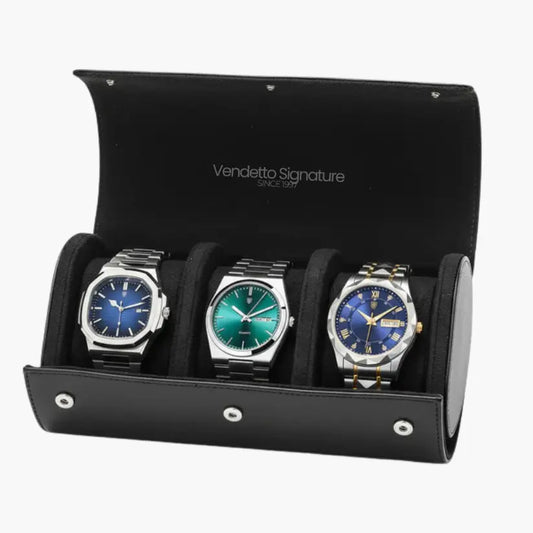 Collection Vendetto V1 – 3 Montres + Coffret Cadeau